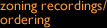 recordings/ordering
